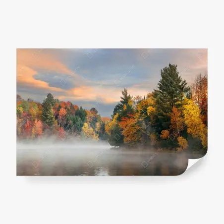 Fotomural amanecer otoñal en Stowe – Pixers®
