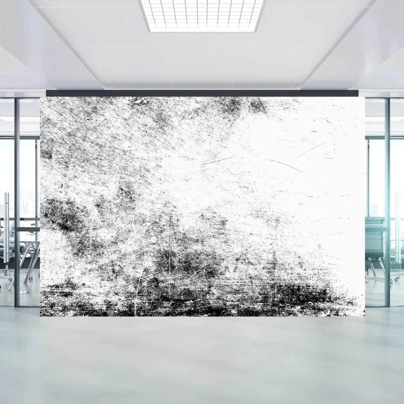 Fotomural textura grunge en blanco y negro para decoración