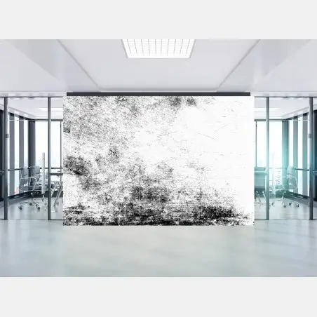 Fotomural textura grunge en blanco y negro para decoración – Pixers®