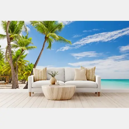 Fotomural paraíso tropical en Punta Cana – Pixers®