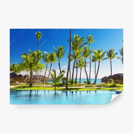 Fotomural escena paradisíaca en Punta Cana – Pixers®