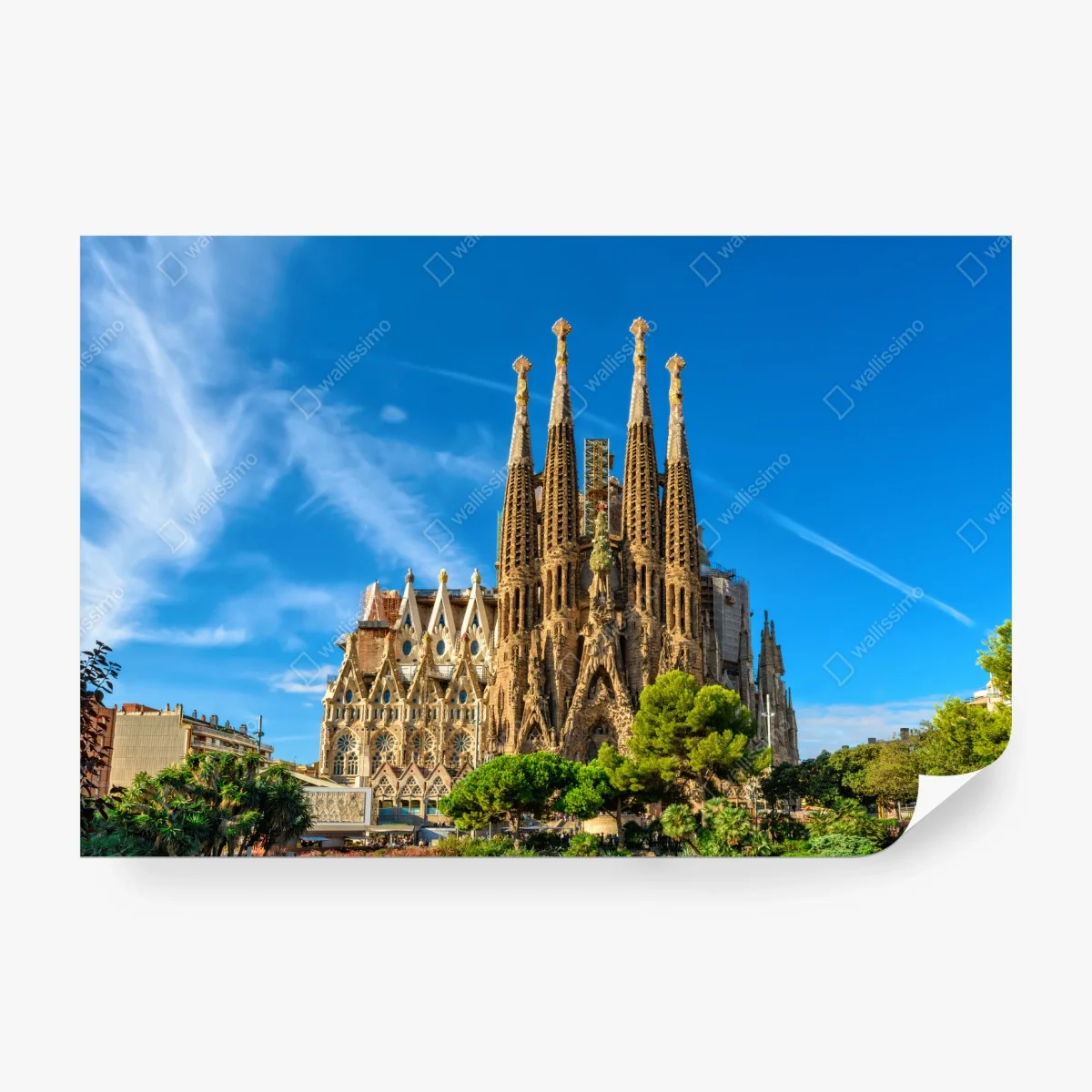 Fotomural impresionante vista de la Sagrada Familia de Gaudí – Pixers® Fotomural impresionante vista de la Sagrada Familia de Gaudí – Pixers®