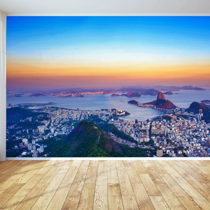 Fotomural panorámica de Río de Janeiro desde Corcovado