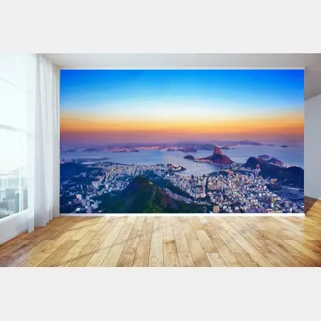 Fotomural panorámica de Río de Janeiro desde Corcovado – Pixers®