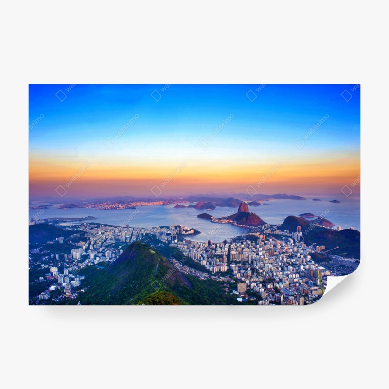 Fotomural panorámica de Río de Janeiro desde Corcovado