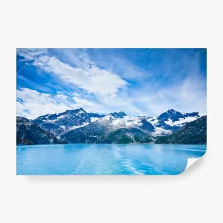 Fotomural panorama sereno de Glacier Bay – Pixers®