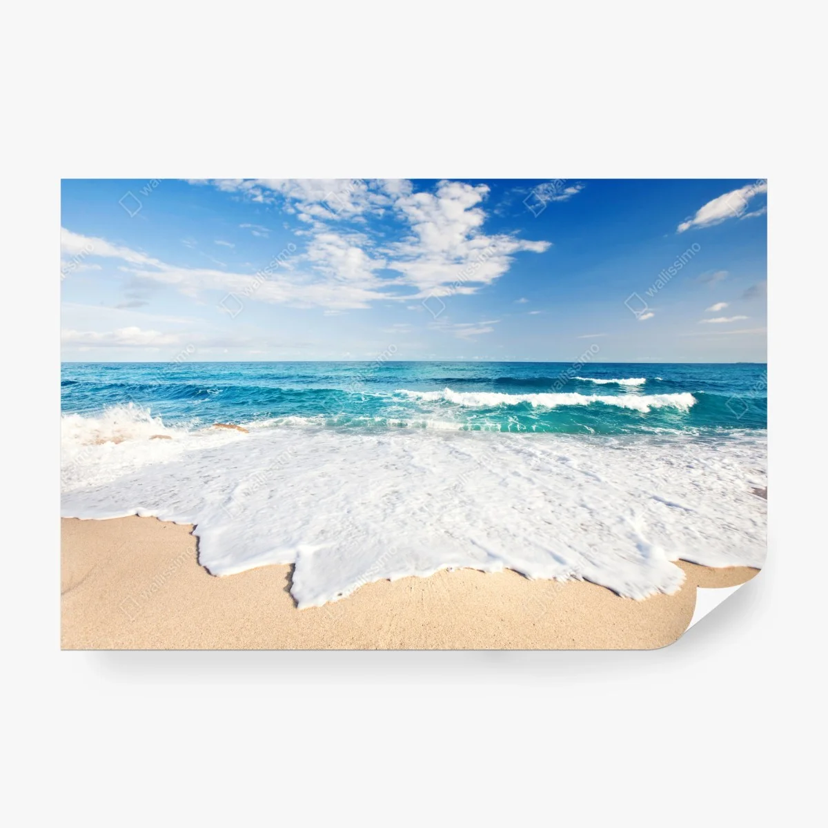 Fotomural brisa marina y olas en la orilla – Pixers®