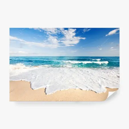 Fotomural brisa marina y olas en la orilla – Pixers®