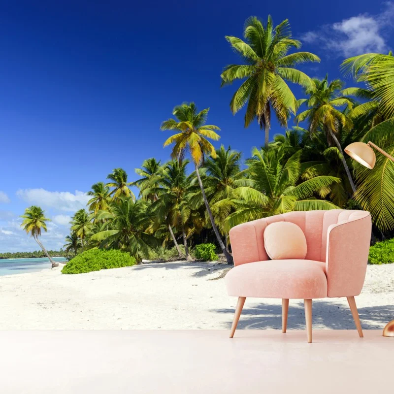Fotomural paraíso caribeño en Punta Cana