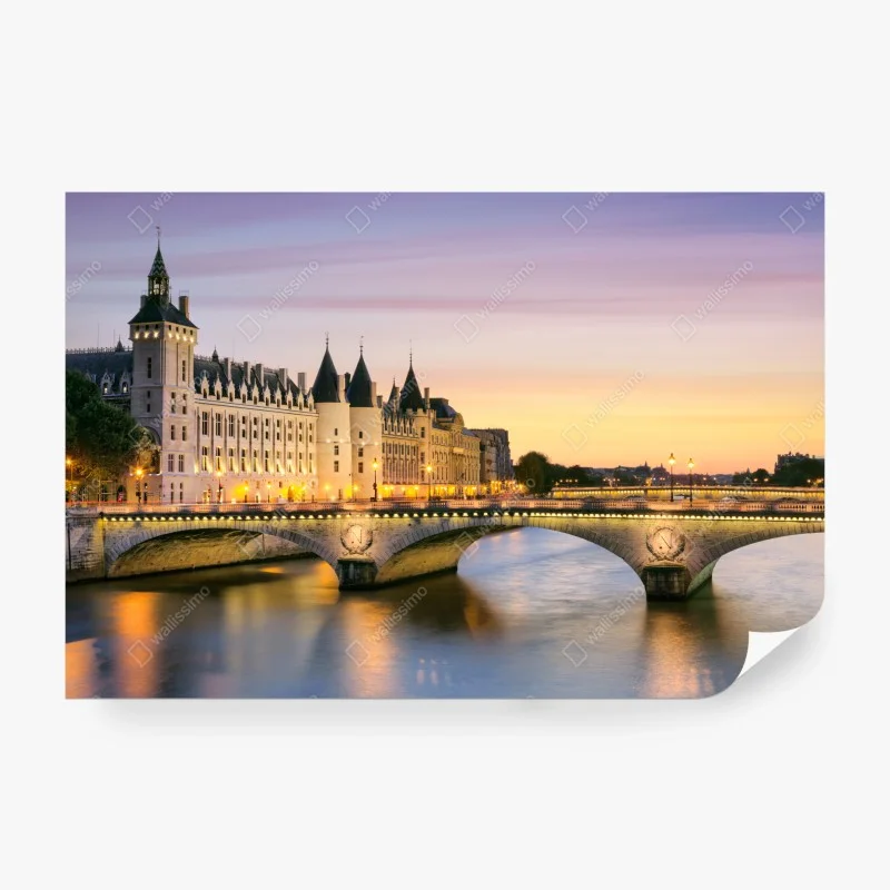 Fotomural amanecer en París junto al río Sena