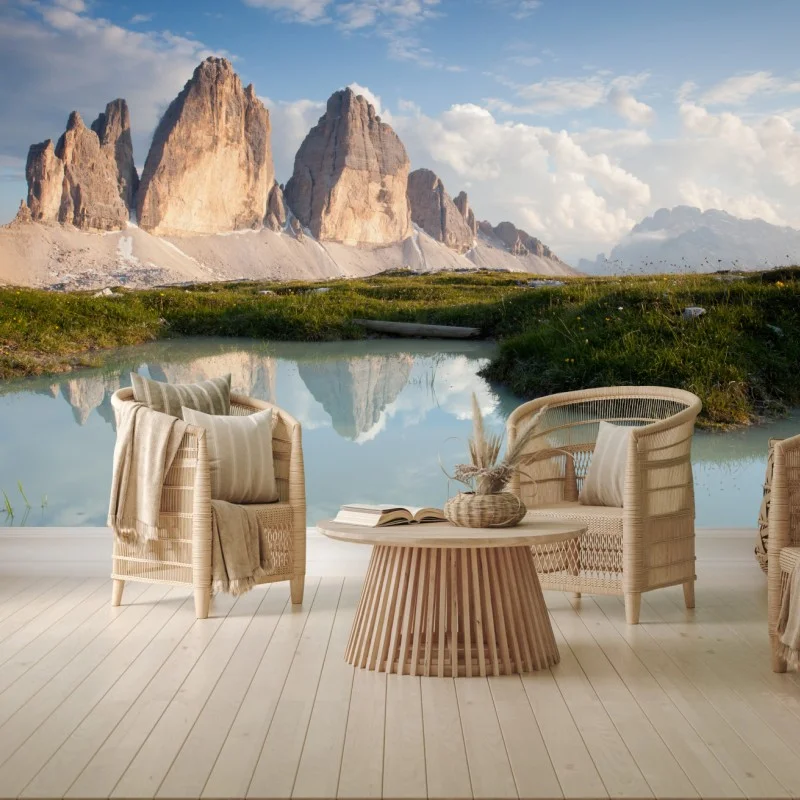 Fotomural amanecer en Tre Cime di Lavaredo