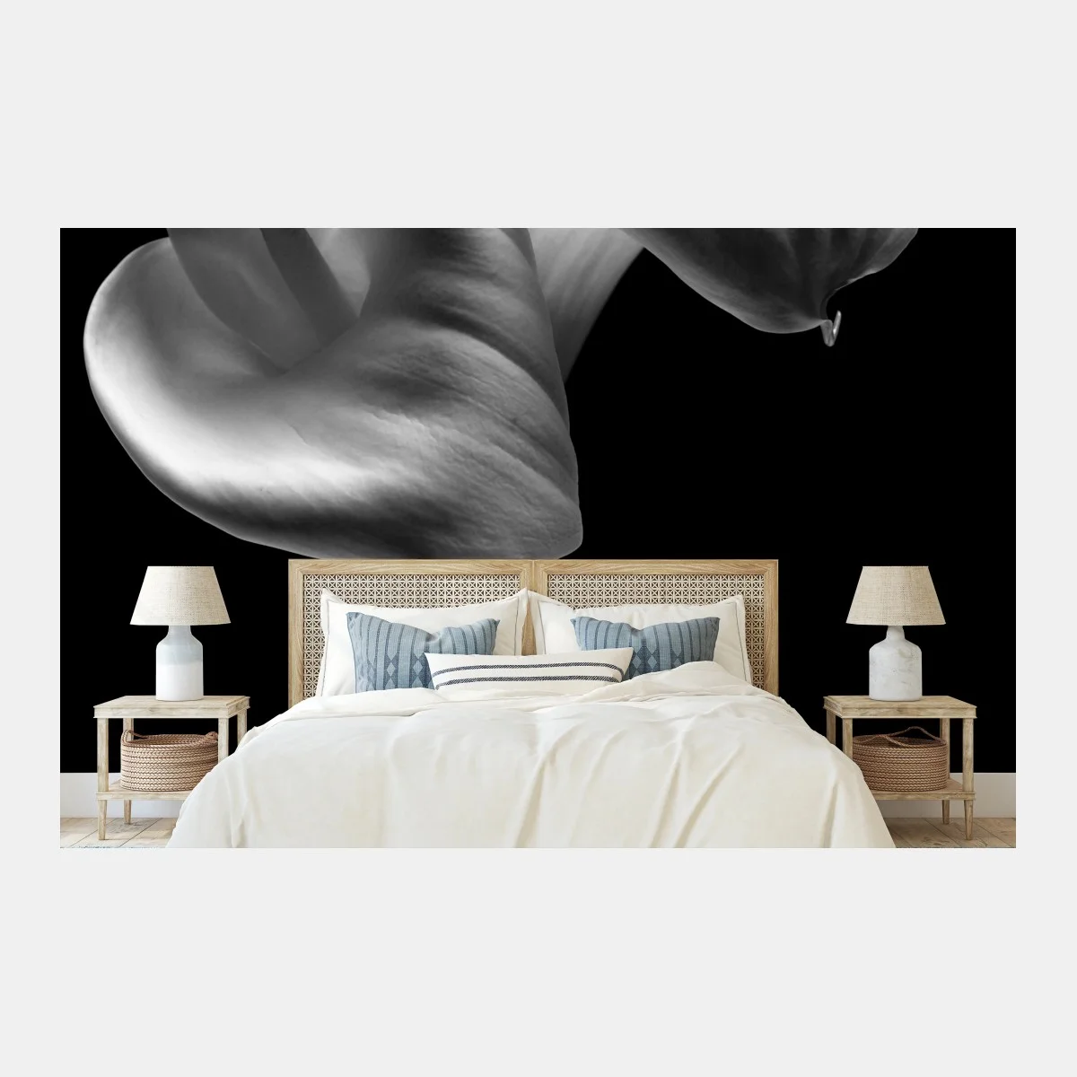 Fotomural elegancia de calas en blanco y negro – Pixers® Fotomural elegancia de calas en blanco y negro – Pixers®