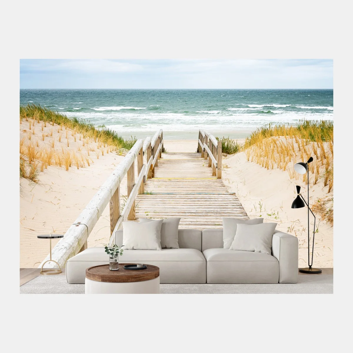 Fotomural pasarela de madera hacia la playa de Sylt – Pixers® Fotomural pasarela de madera hacia la playa de Sylt – Pixers®