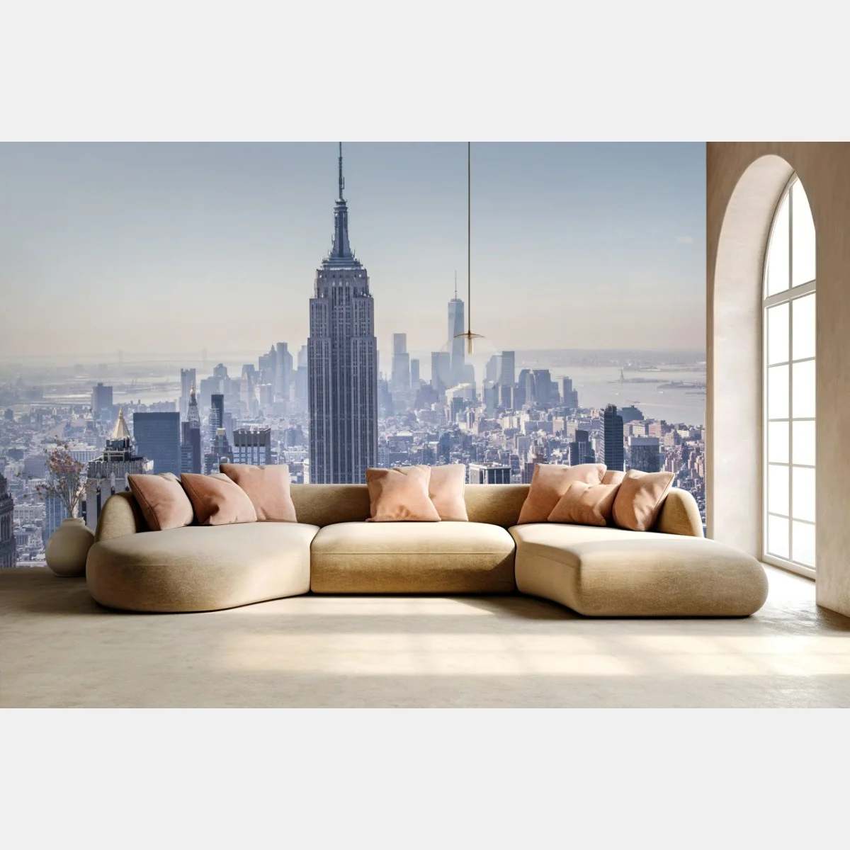 Fotomural vista icónica de Nueva York con Empire State Building – Pixers® Fotomural vista icónica de Nueva York con Empire State Building – Pixers®