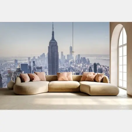 Fotomural vista icónica de Nueva York con Empire State Building – Pixers®