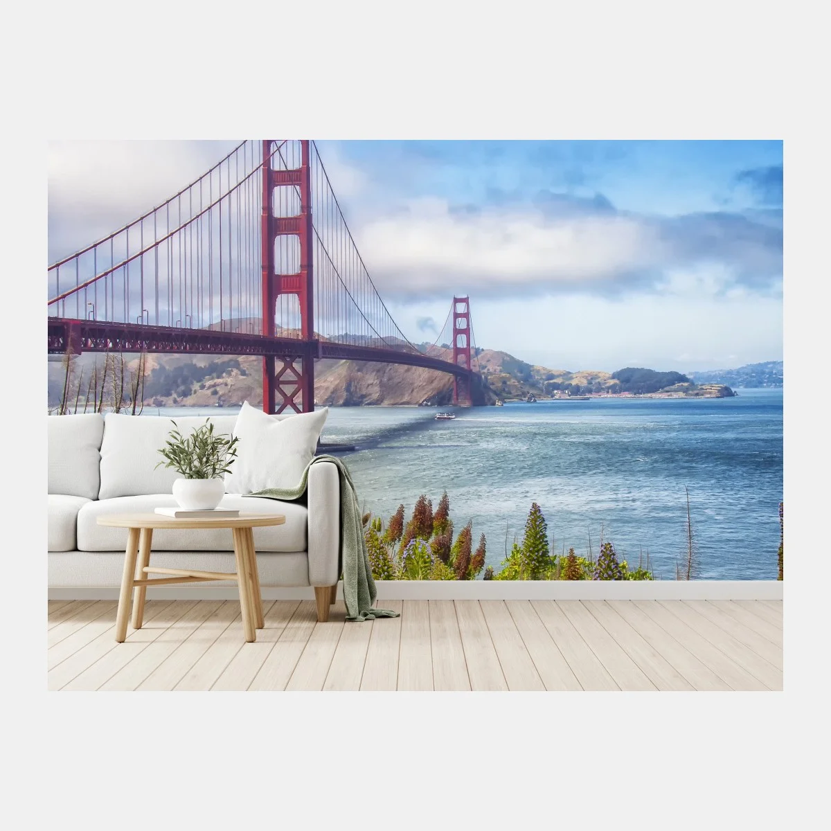 Fotomural panorama del Golden Gate y las colinas de Marin en San Francisco – Pixers® Fotomural panorama del Golden Gate y las colinas de Marin en San Francisco – Pixers®