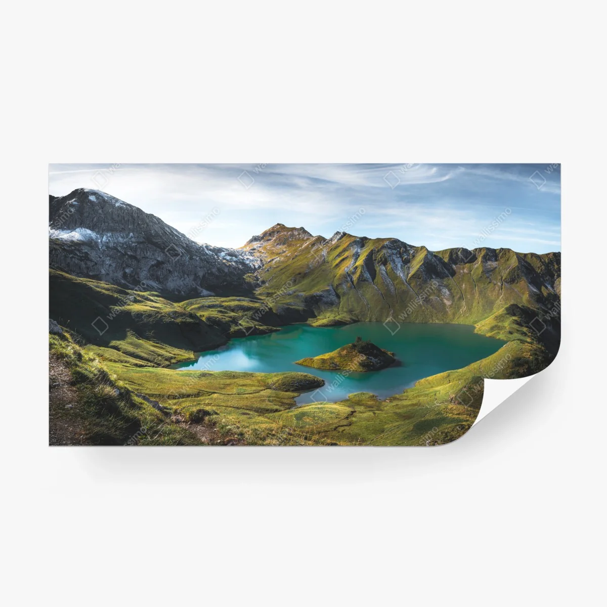 Fotomural lago Schrecksee en Baviera: paisaje alpino turquesa – Pixers® Fotomural lago Schrecksee en Baviera: paisaje alpino turquesa – Pixers®