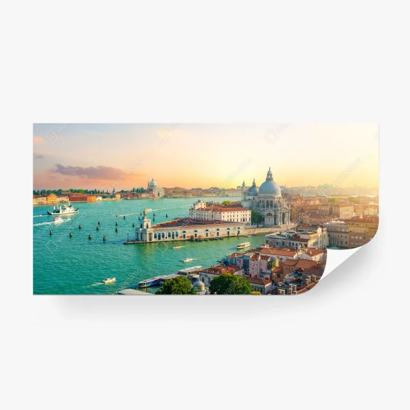 Fotomural panorama de Venecia al atardecer