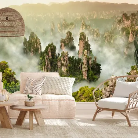 Fotomural paisaje místico de Zhangjiajie en Wulingyuan