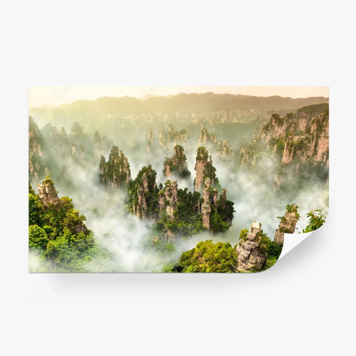 Fotomural paisaje místico de Zhangjiajie en Wulingyuan – Pixers® Fotomural paisaje místico de Zhangjiajie en Wulingyuan – Pixers®