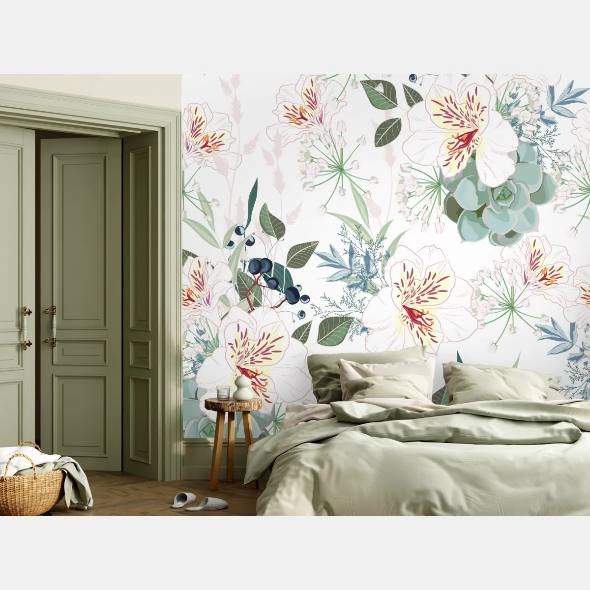 Fotomural diseño floral elegante en tonos pastel – Pixers® Fotomural diseño floral elegante en tonos pastel – Pixers®