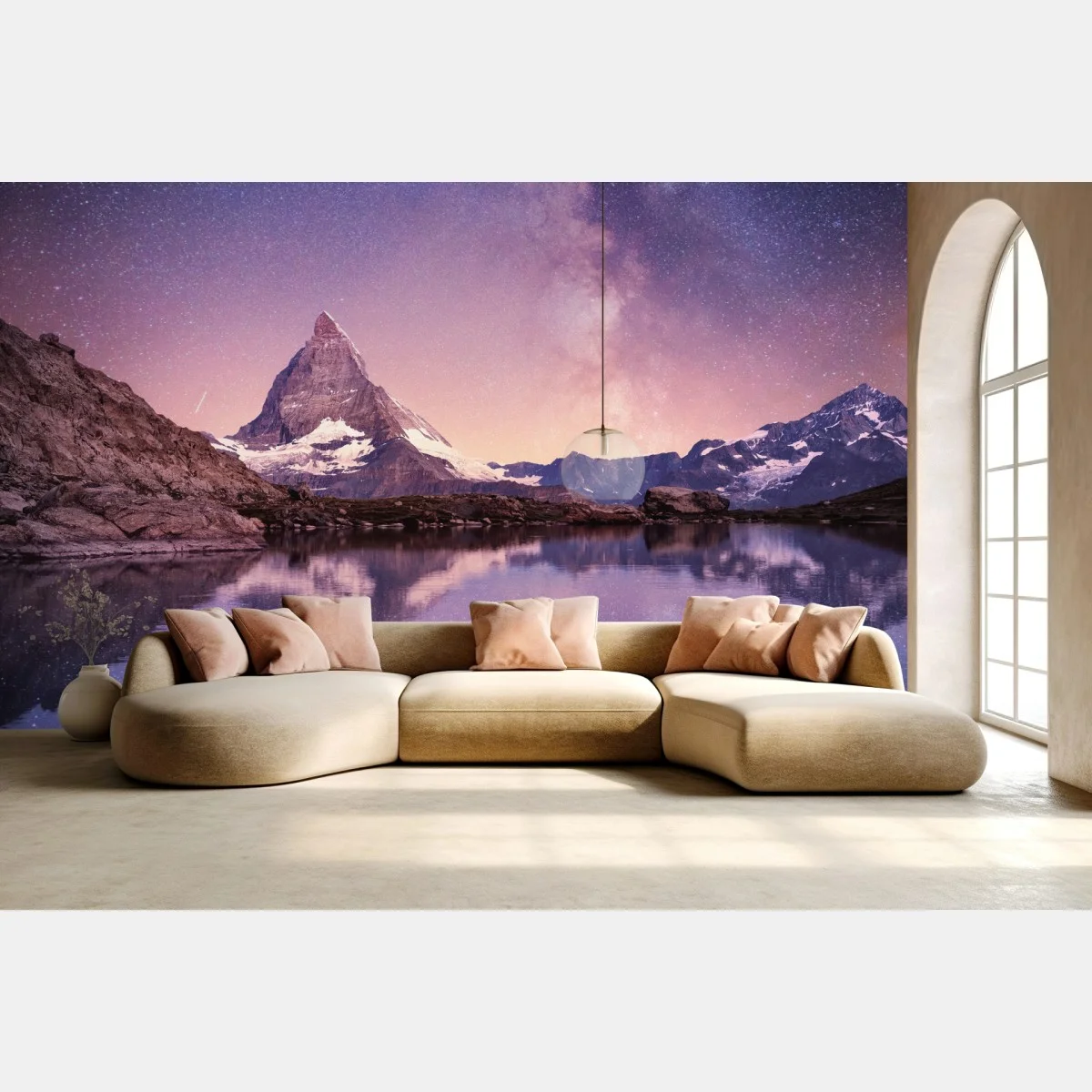 Fotomural reflejo nocturno en Matterhorn – Pixers® Fotomural reflejo nocturno en Matterhorn – Pixers®