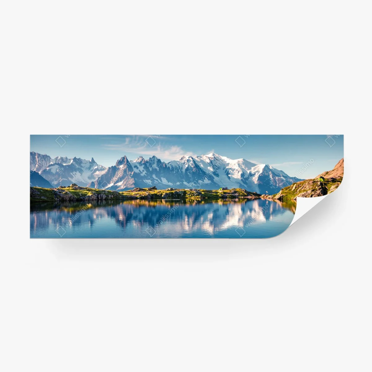 Fotomural amanecer en Lac Blanc y Mont Blanc – Pixers® Fotomural amanecer en Lac Blanc y Mont Blanc – Pixers®
