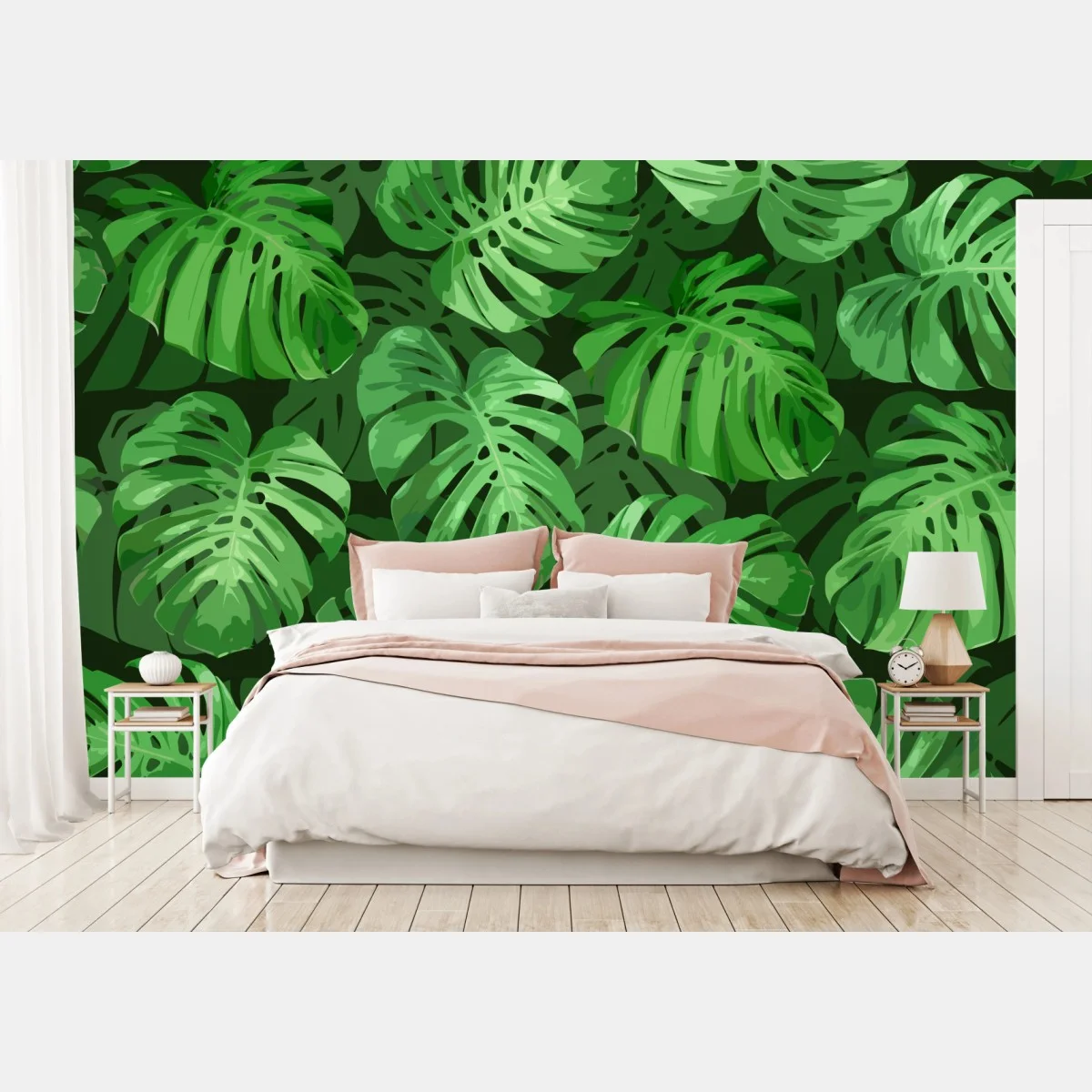 Fotomural patrón tropical de hojas de monstera – Pixers® Fotomural patrón tropical de hojas de monstera – Pixers®