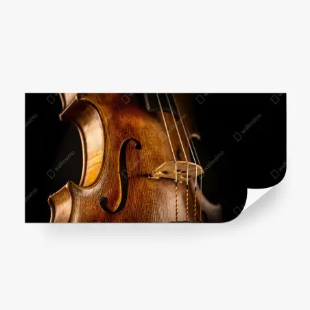 Fotomural detalle cálido de violín clásico – Pixers®