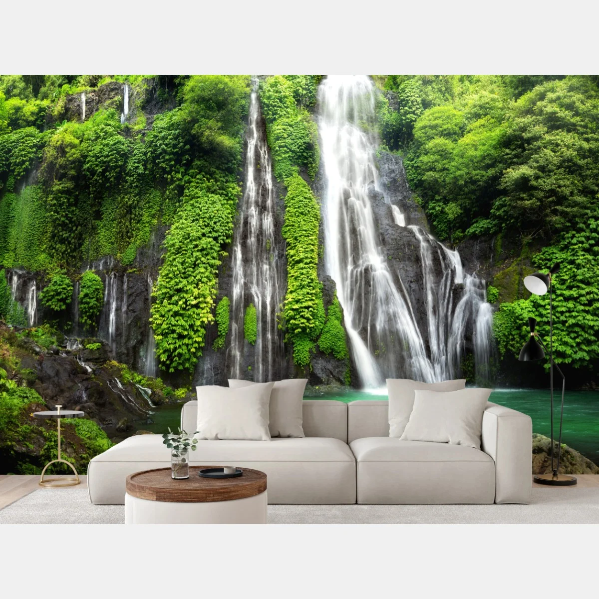 Fotomural cascada esmeralda en selva tropical – Pixers® Fotomural cascada esmeralda en selva tropical – Pixers®