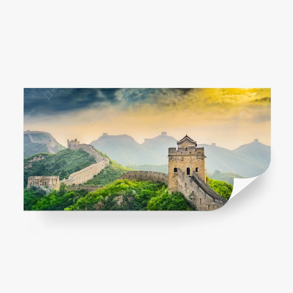Fotomural panorámica de la Gran Muralla China al atardecer – Pixers® Fotomural panorámica de la Gran Muralla China al atardecer – Pixers®