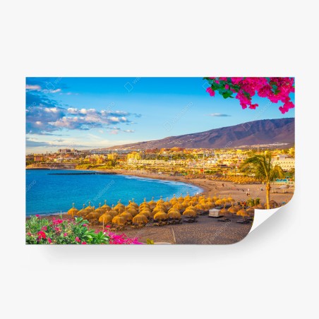 Fotomural paisaje playero en Torviscas, Tenerife – Pixers®