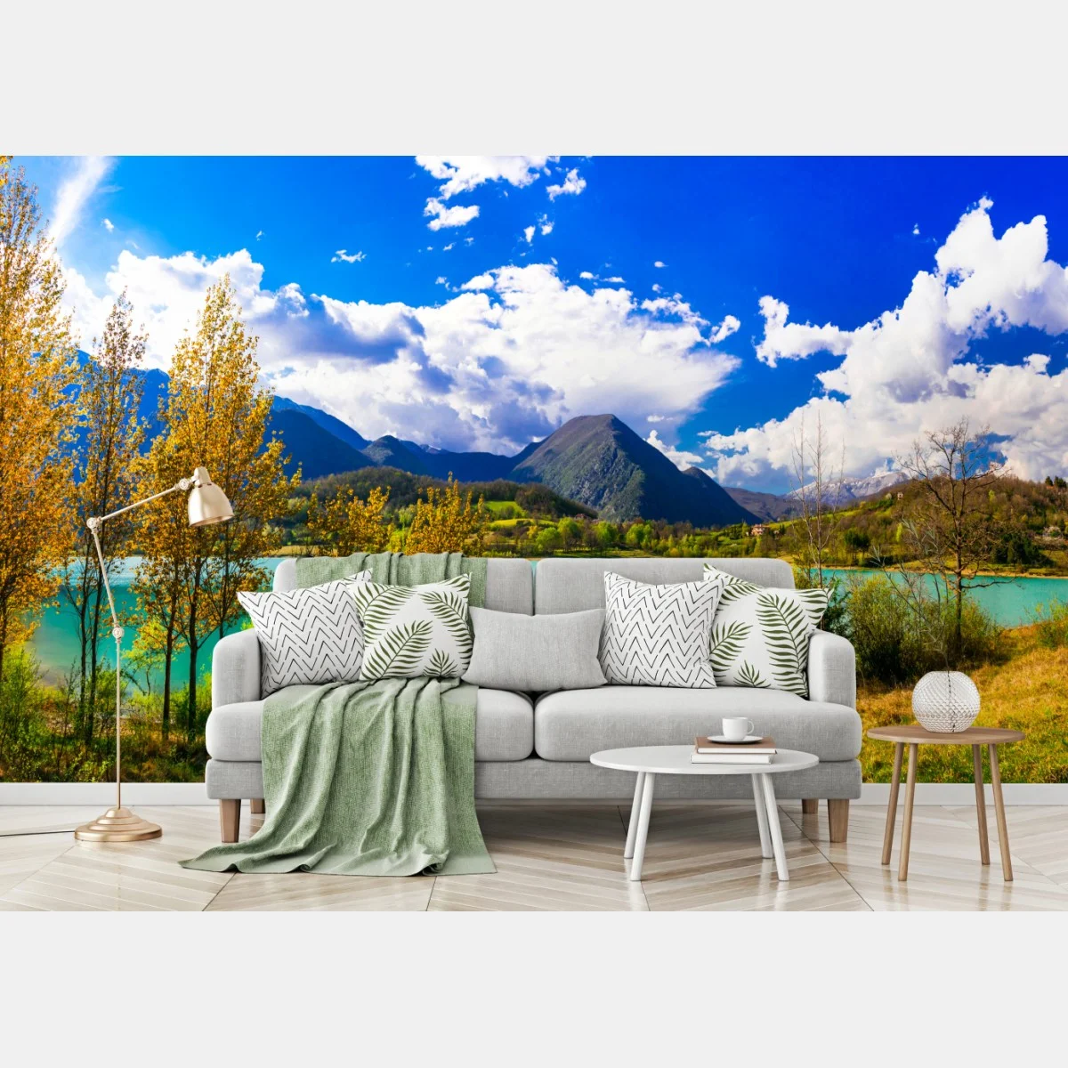 Fotomural paisaje de lago turquesa y montañas – Pixers® Fotomural paisaje de lago turquesa y montañas – Pixers®
