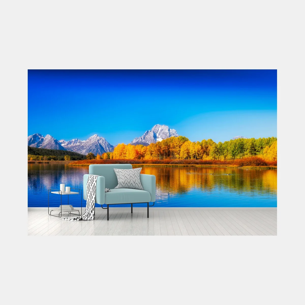 Fotomural reflejos otoñales en el lago montañoso – Pixers® Fotomural reflejos otoñales en el lago montañoso – Pixers®