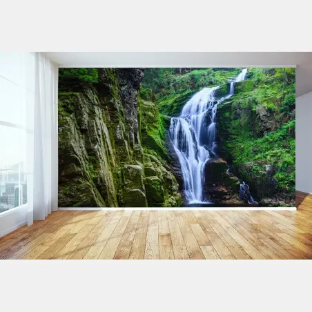 Fotomural cascada Kamienczyk en Parque Nacional Karkonosze, Polonia – Pixers®