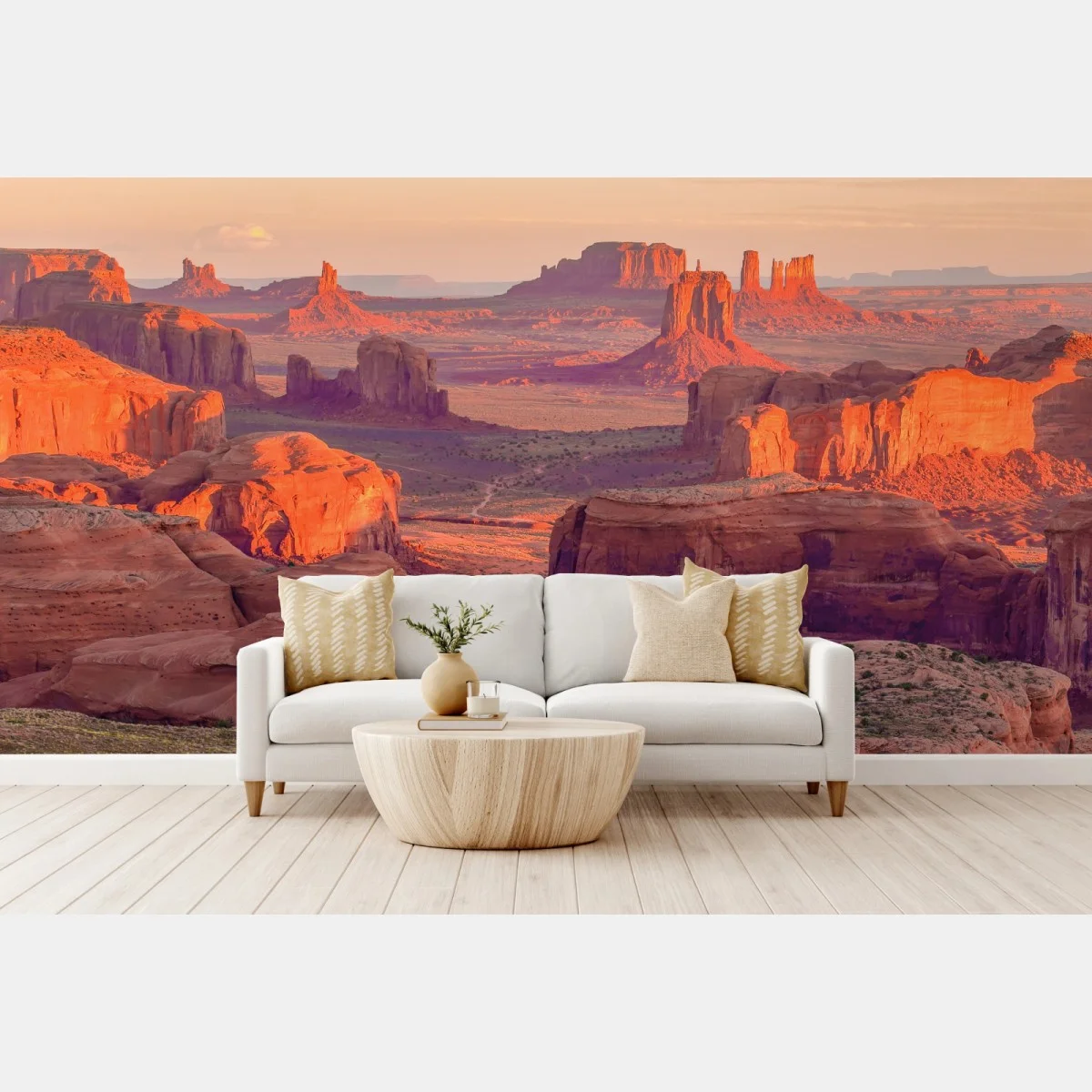 Fotomural atardecer en Monument Valley, panorámica del suroeste – Pixers® Fotomural atardecer en Monument Valley, panorámica del suroeste – Pixers®