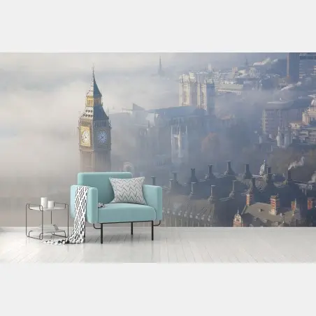 Fotomural niebla matinal sobre Westminster – Pixers®