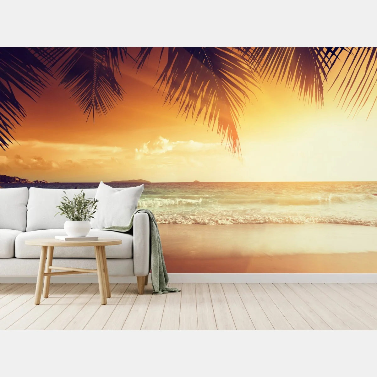 Fotomural atardecer tropical en la orilla del Mar Caribe – Pixers® Fotomural atardecer tropical en la orilla del Mar Caribe – Pixers®