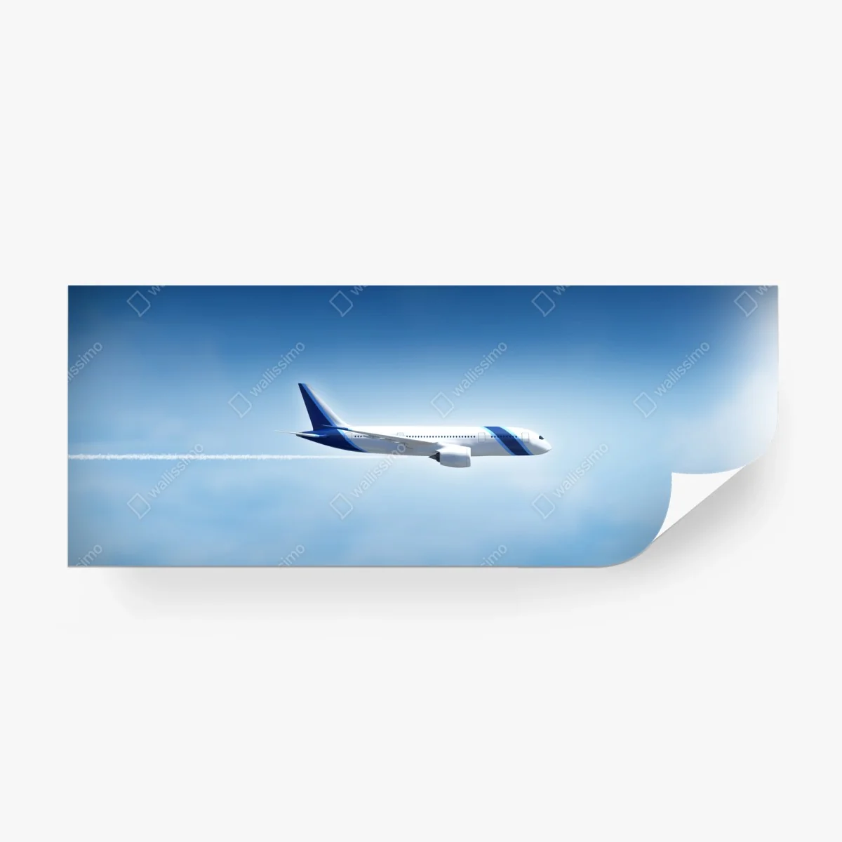Fotomural avión en vuelo sobre cielo azul despejado – Pixers® Fotomural avión en vuelo sobre cielo azul despejado – Pixers®