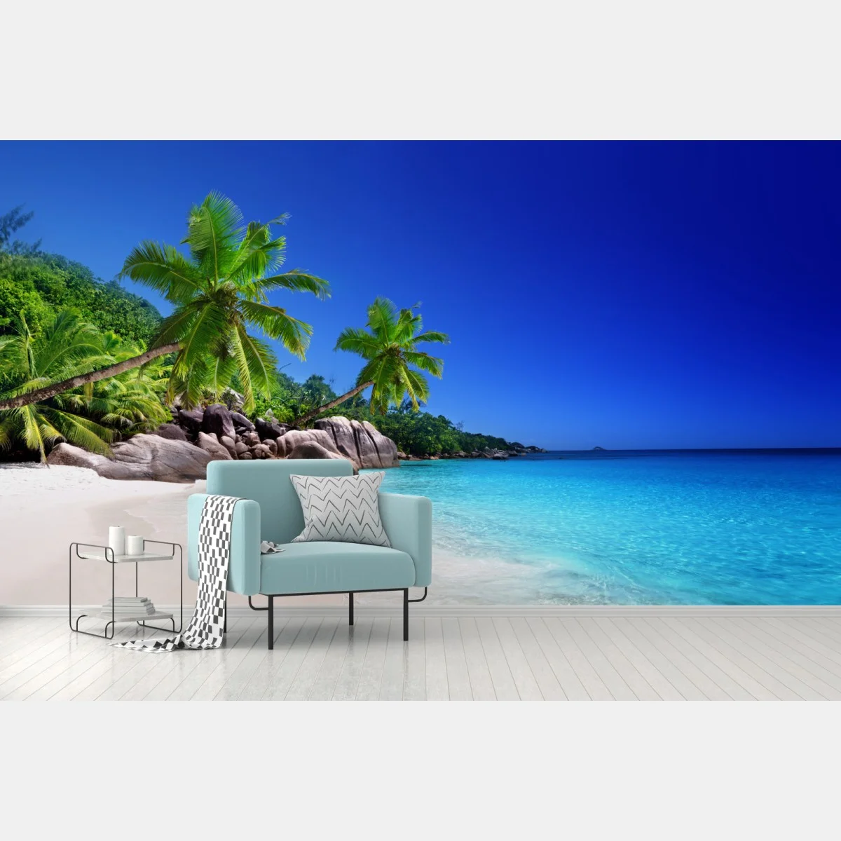 Fotomural playa tropical con palmeras y aguas turquesas – Pixers® Fotomural playa tropical con palmeras y aguas turquesas – Pixers®