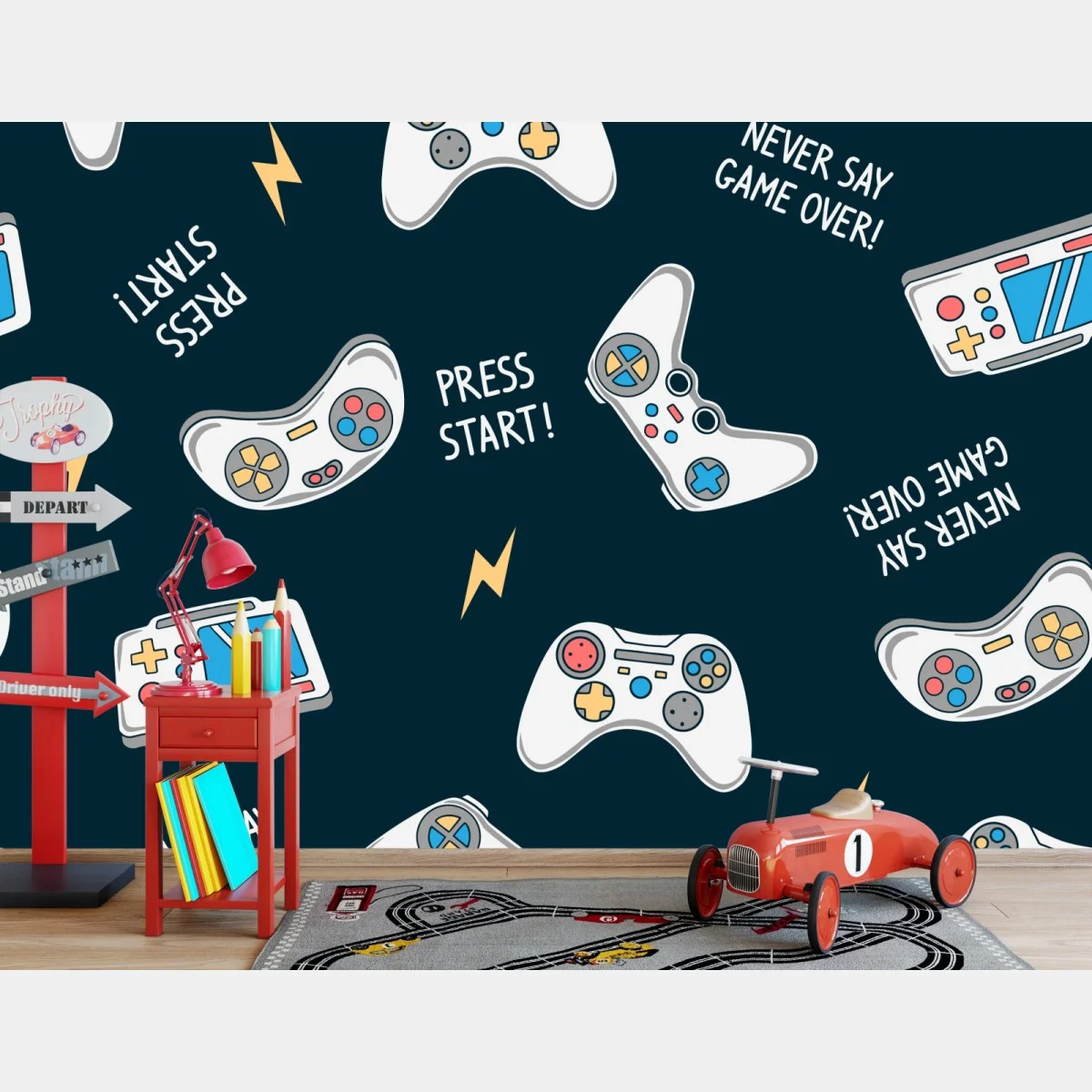 Fotomural diseño de mandos retro para amantes de los videojuegos – Pixers® Fotomural diseño de mandos retro para amantes de los videojuegos – Pixers®