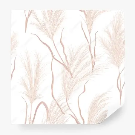 Fotomural pampas suaves en tonos rosa empolvado – Pixers®