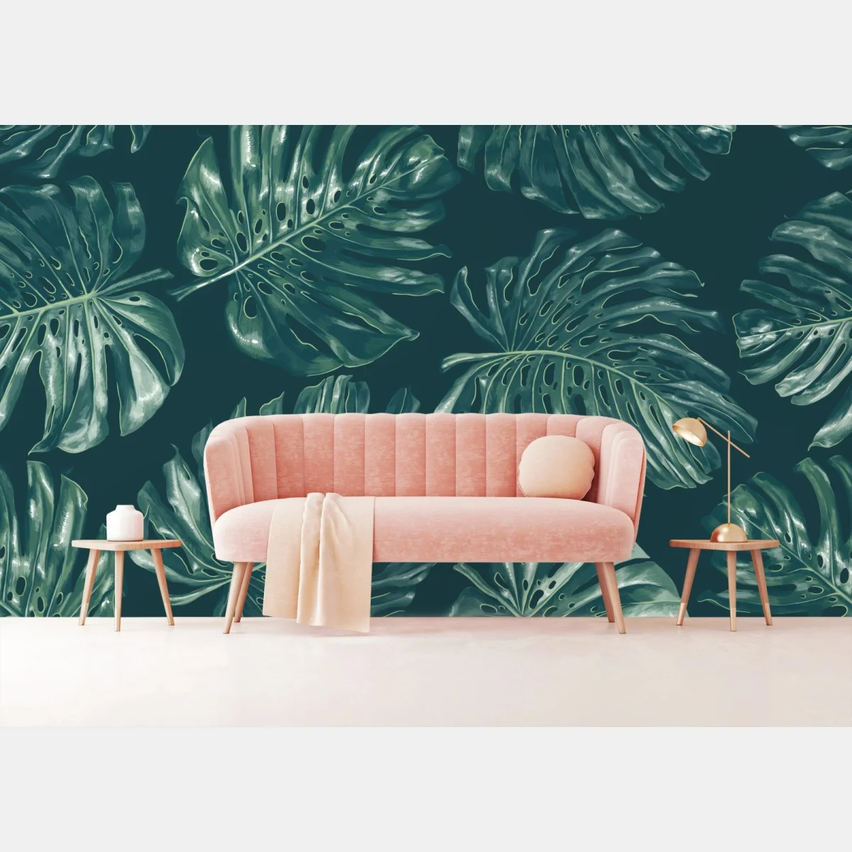 Fotomural patrón de hojas de monstera en tonos verdes – Pixers® Fotomural patrón de hojas de monstera en tonos verdes – Pixers®