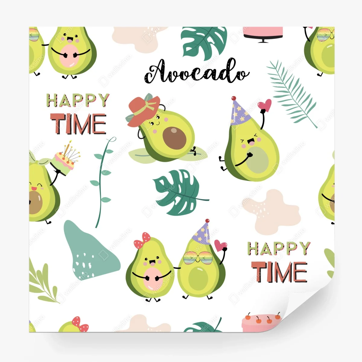 Fotomural aguacates felices y divertidos – Pixers®