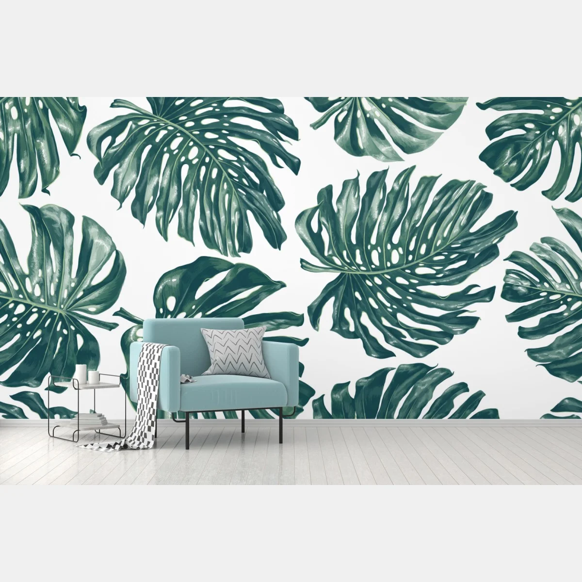 Fotomural patrón tropical de hojas de monstera en verde – Pixers® Fotomural patrón tropical de hojas de monstera en verde – Pixers®
