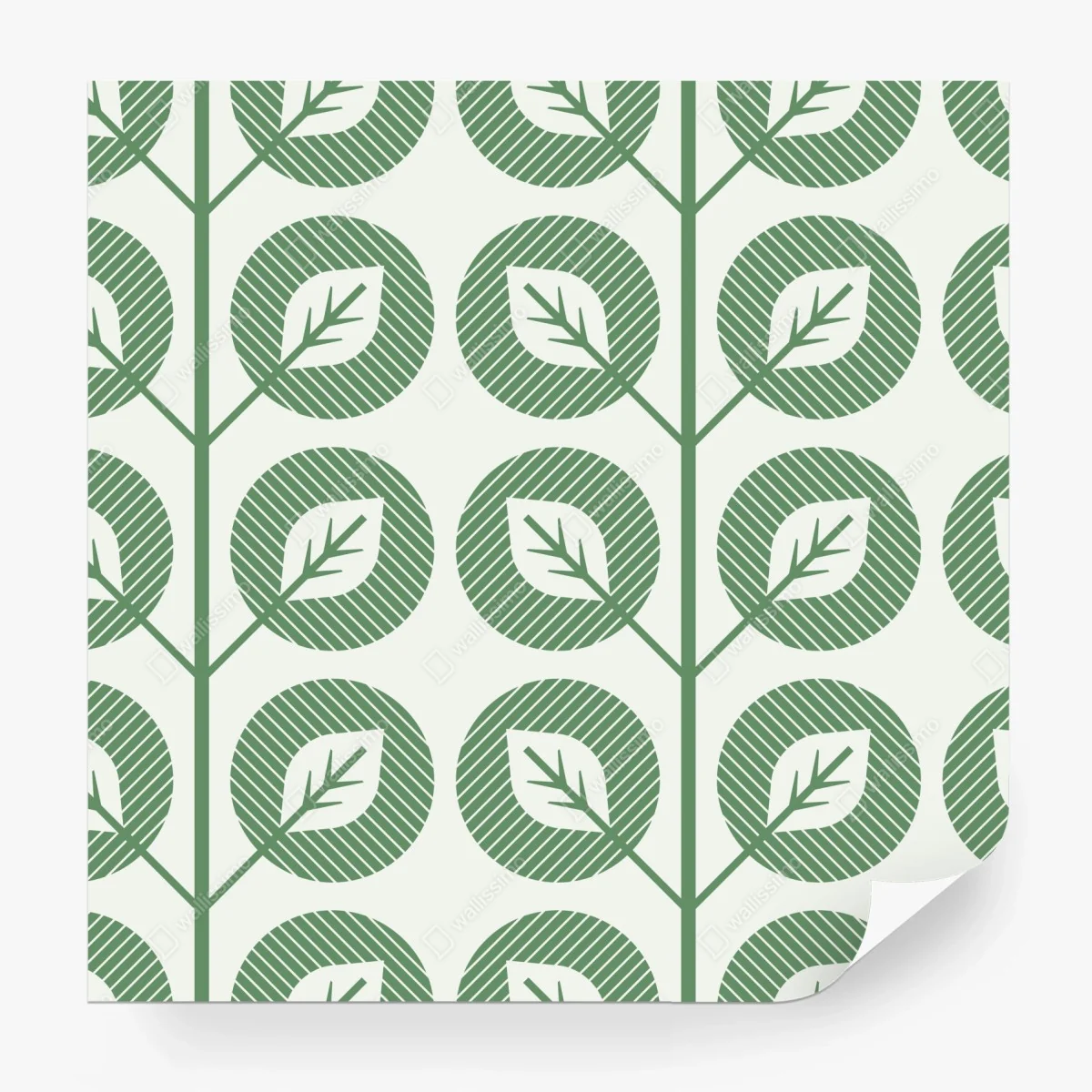 Fotomural diseño botánico geométrico en verde – Pixers® Fotomural diseño botánico geométrico en verde – Pixers®