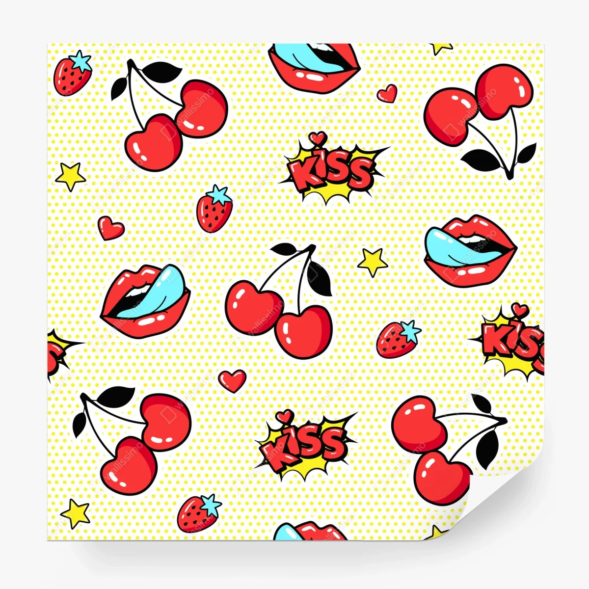 Fotomural diseño pop art con cerezas y labios – Pixers® Fotomural diseño pop art con cerezas y labios – Pixers®