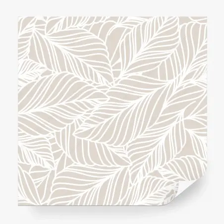Fotomural diseño botánico minimalista en tonos beige – Pixers®