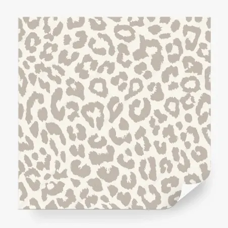 Fotomural estampado de leopardo beige y neutro – Pixers®