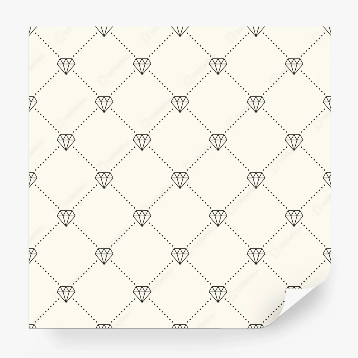 Fotomural patrón geométrico de diamantes minimalistas sobre fondo beige – Pixers® Fotomural patrón geométrico de diamantes minimalistas sobre fondo beige – Pixers®